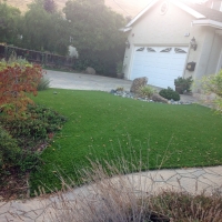 Installing Artificial Grass Kaumakani, Hawaii Landscaping, Front Yard Design