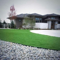 Installing Artificial Grass Mokuleia, Hawaii Landscape Rock, Front Yard Ideas