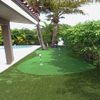 Synthetic Grass Pepeekeo, Hawaii Golf Green, Backyard