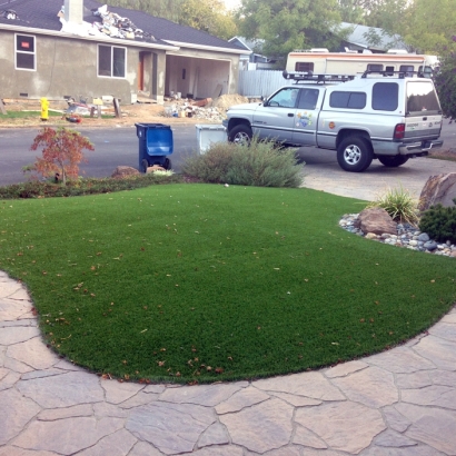 Artificial Turf Orchidlands Estates, Hawaii Landscape Ideas, Front Yard Design