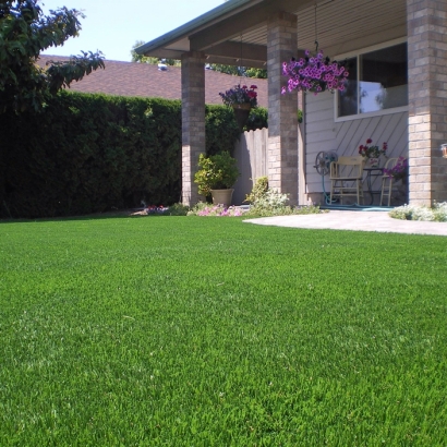 Faux Grass Eleele, Hawaii Landscape Rock, Front Yard Design