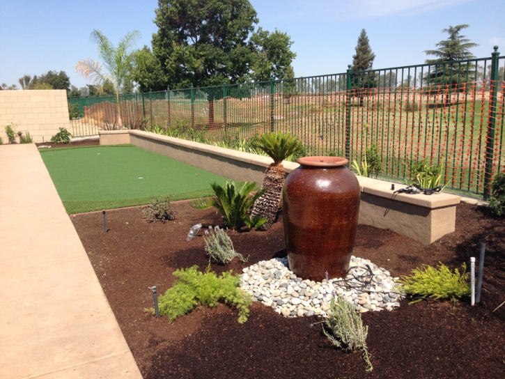 Artificial Grass Installation Hawaiian Paradise Park, Hawaii Putting Green Turf, Backyard Makeover