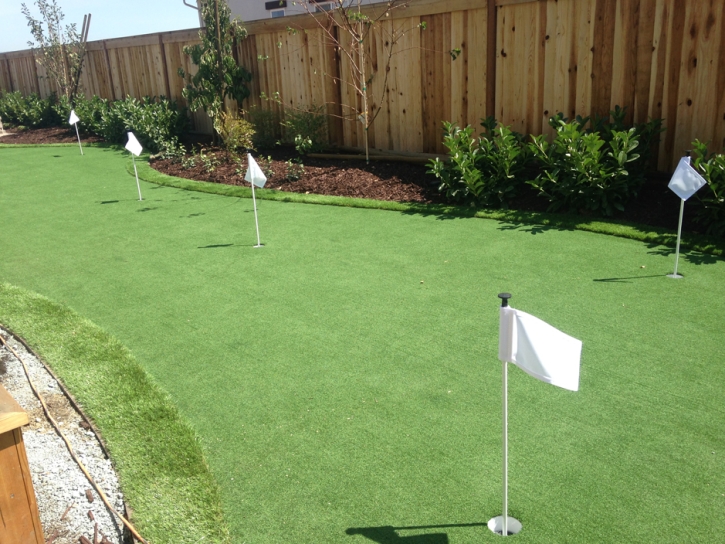 Artificial Turf Installation Hickam Housing, Hawaii How To Build A Putting Green, Backyard Makeover