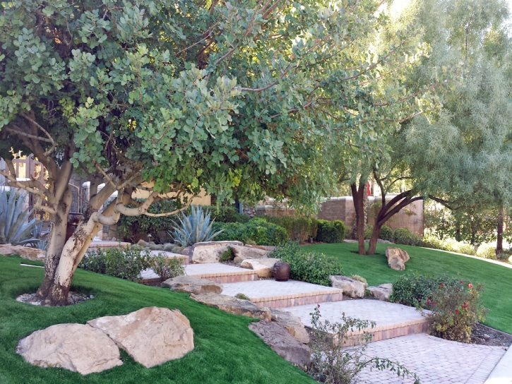 Fake Lawn Makaha Valley, Hawaii Landscape Rock, Backyard Designs