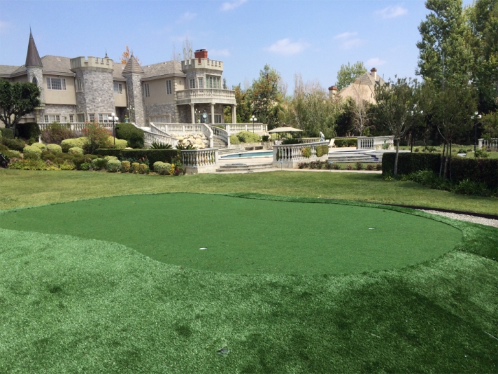 Faux Grass Aiea, Hawaii Home Putting Green, Small Front Yard Landscaping